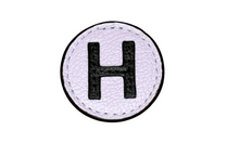 Load image into Gallery viewer, &quot;H&quot; letter leather pin