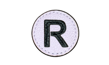 Load image into Gallery viewer, &quot;R&quot; letter leather pin