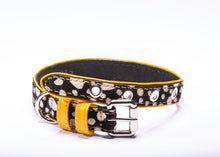 Load image into Gallery viewer, Calf Hair Dog Collar - Spots