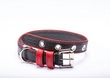 Load image into Gallery viewer, Signature dog collar - Black Leather